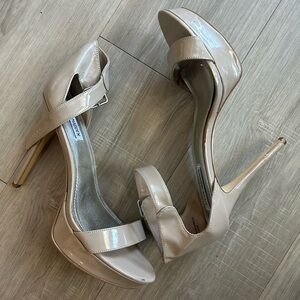 Steve Madden Nude Heels | Peep-Toe | Size 10 | Perfect for Events